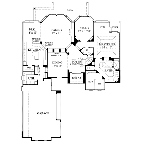 main floor house blueprint