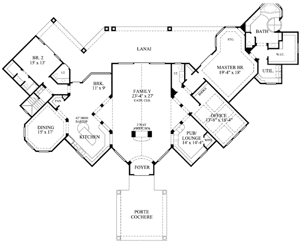 main floor house blueprint