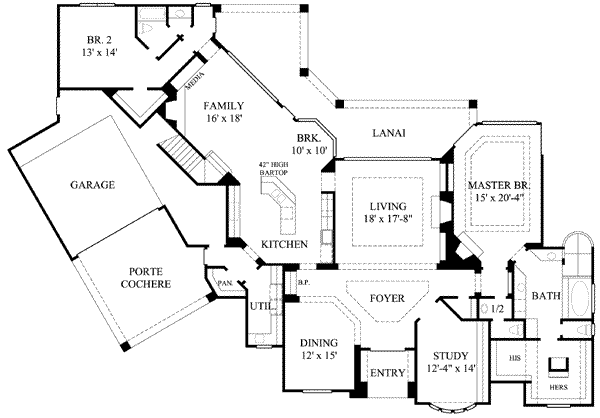 main floor house blueprint
