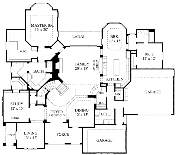 main floor house blueprint