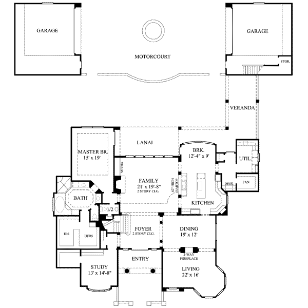 main floor house blueprint