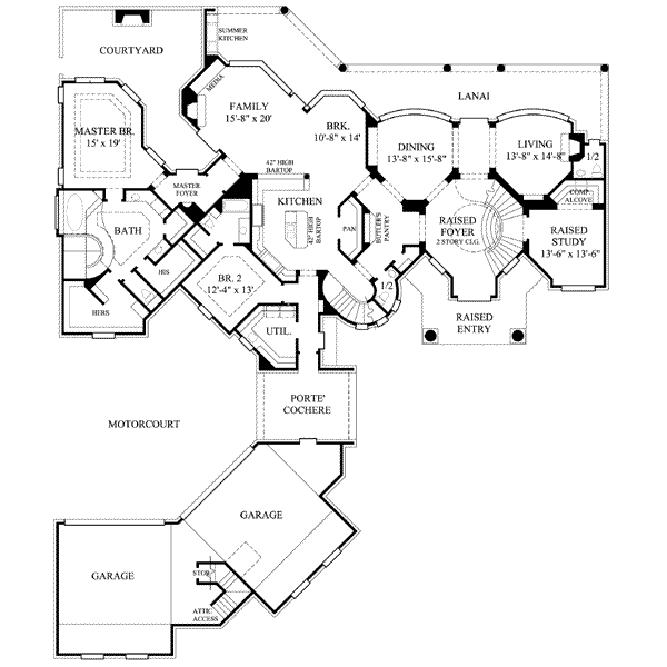 main floor house blueprint