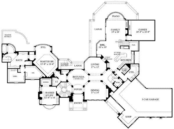 main floor house blueprint