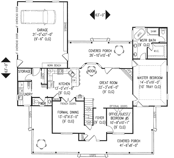 main floor house blueprint