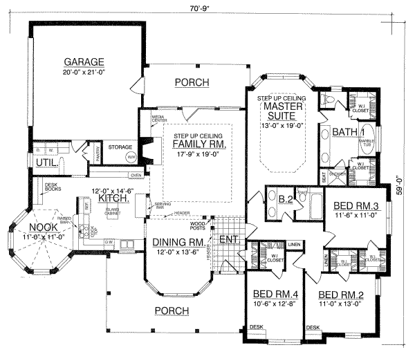 main floor house blueprint