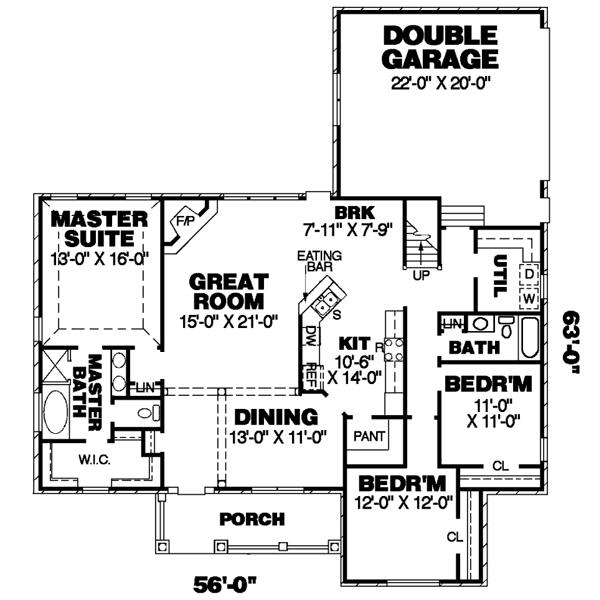 main floor house blueprint
