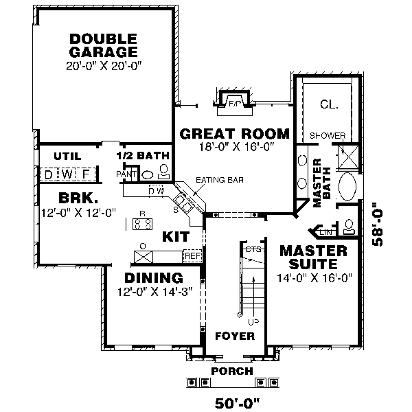 main floor house blueprint