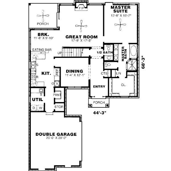 main floor house blueprint