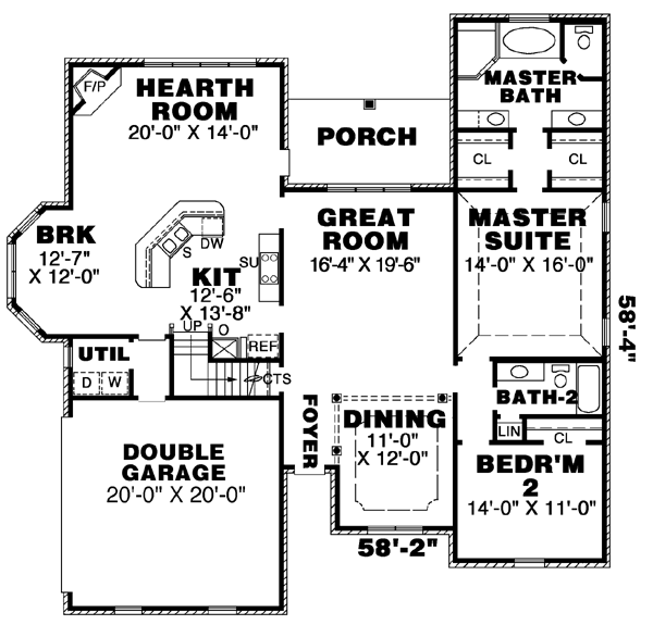 main floor house blueprint