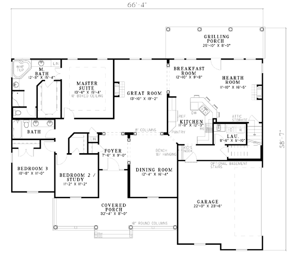 main floor house blueprint