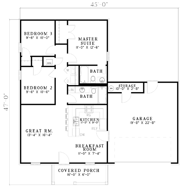 main floor house blueprint