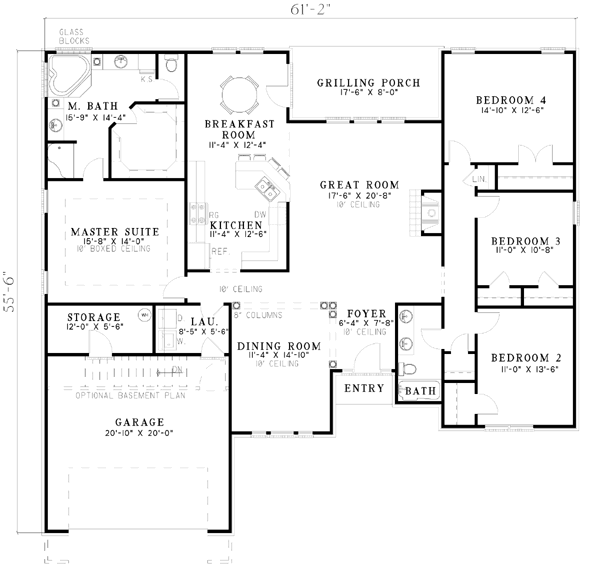 main floor house blueprint