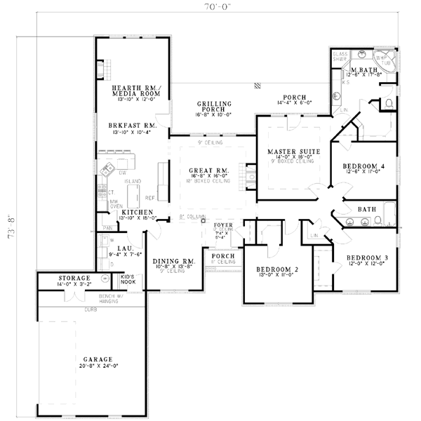 main floor house blueprint