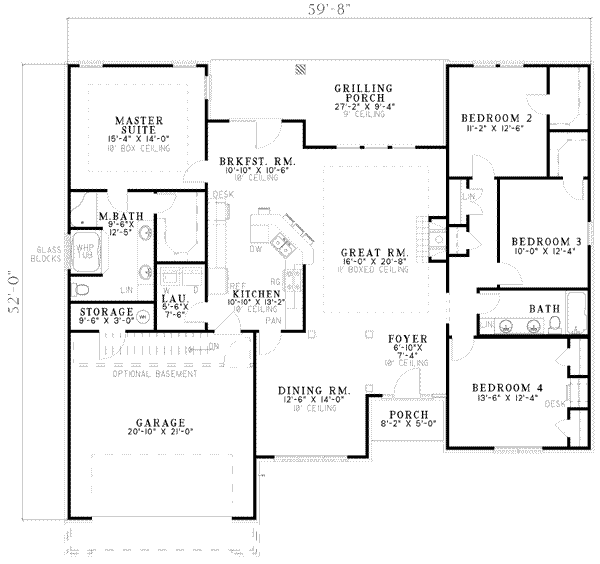 main floor house blueprint