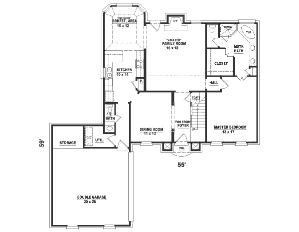 main floor house blueprint