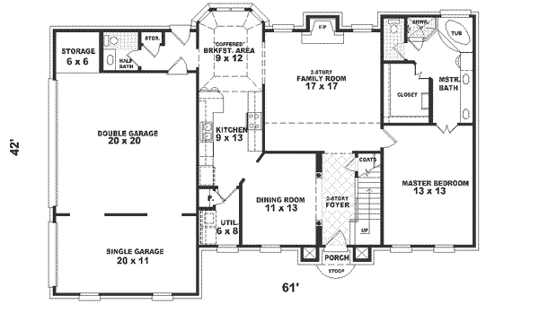 main floor house blueprint