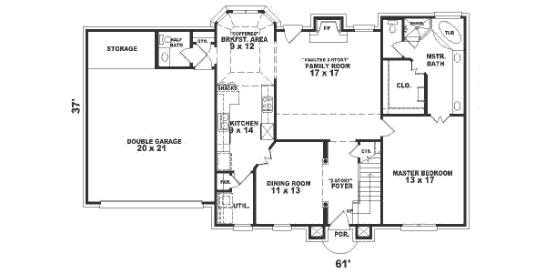 main floor house blueprint