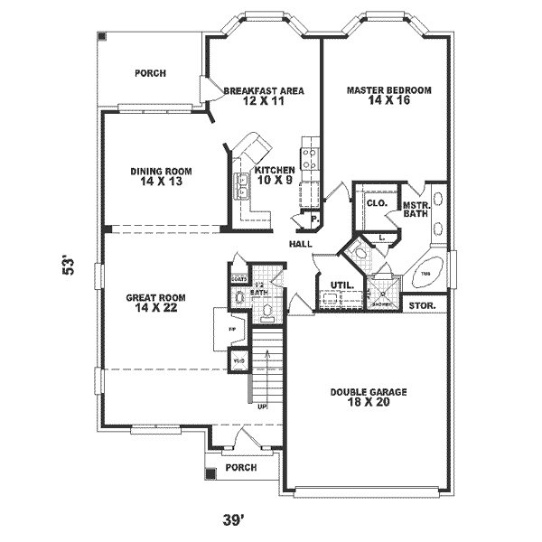 main floor house blueprint