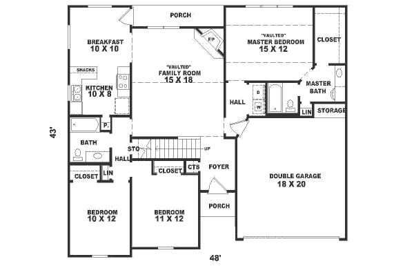 main floor house blueprint