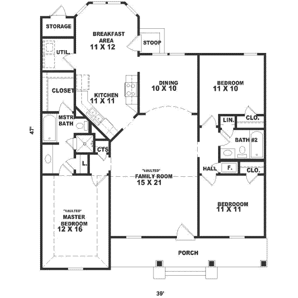 main floor house blueprint