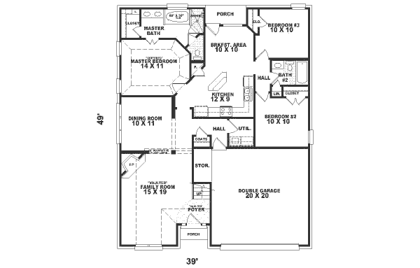 main floor house blueprint