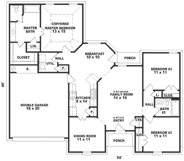 main floor house blueprint