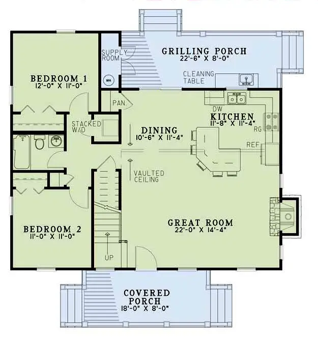 main floor house blueprint