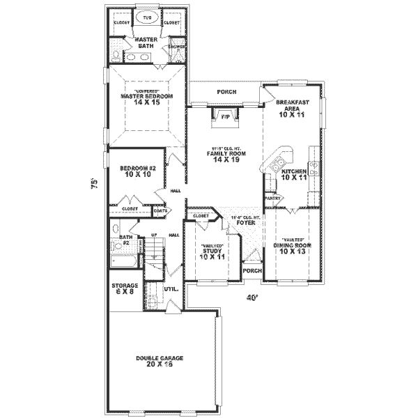 main floor house blueprint