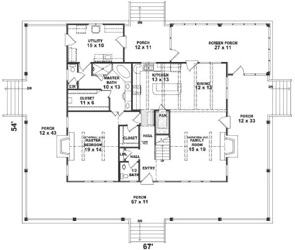 main floor house blueprint