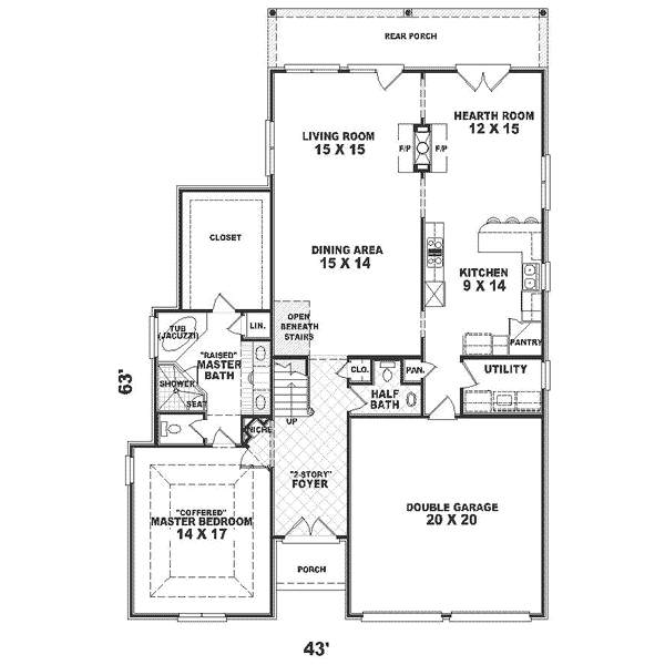 main floor house blueprint