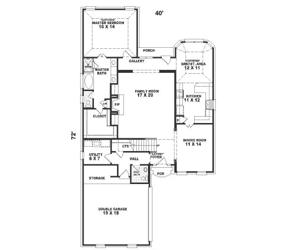main floor house blueprint