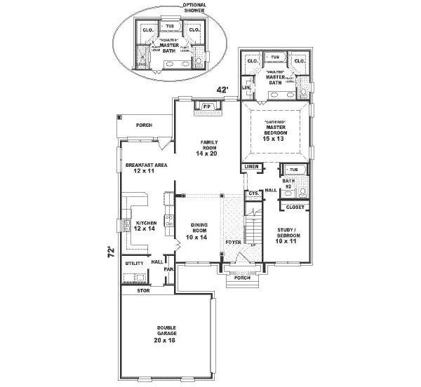main floor house blueprint
