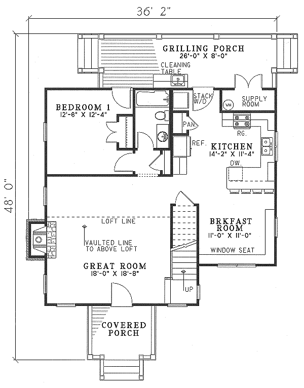 main floor house blueprint