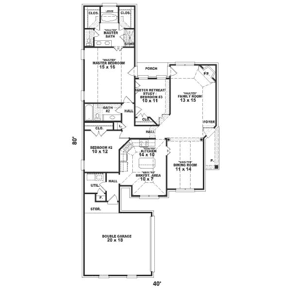 main floor house blueprint