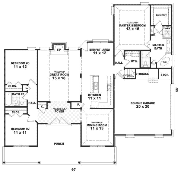 main floor house blueprint