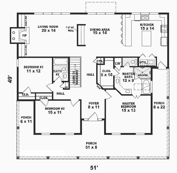 main floor house blueprint