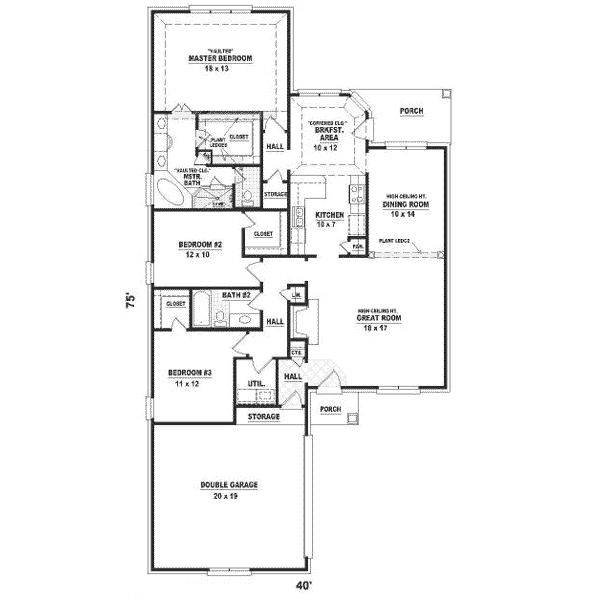 main floor house blueprint