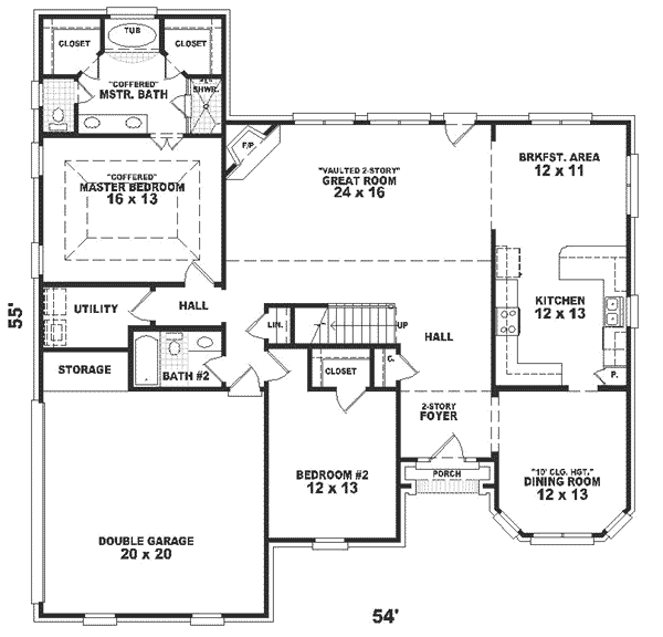 main floor house blueprint