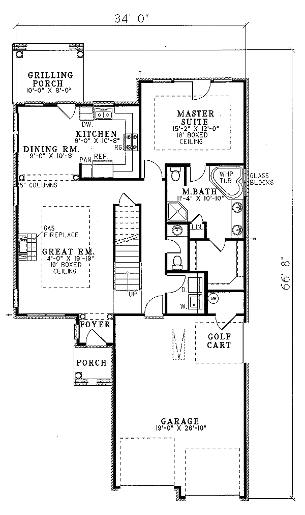 main floor house blueprint