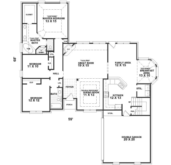main floor house blueprint