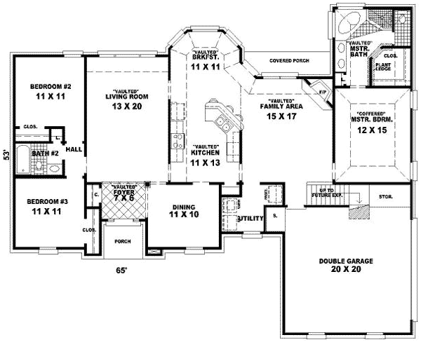 main floor house blueprint