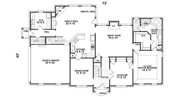 main floor house blueprint