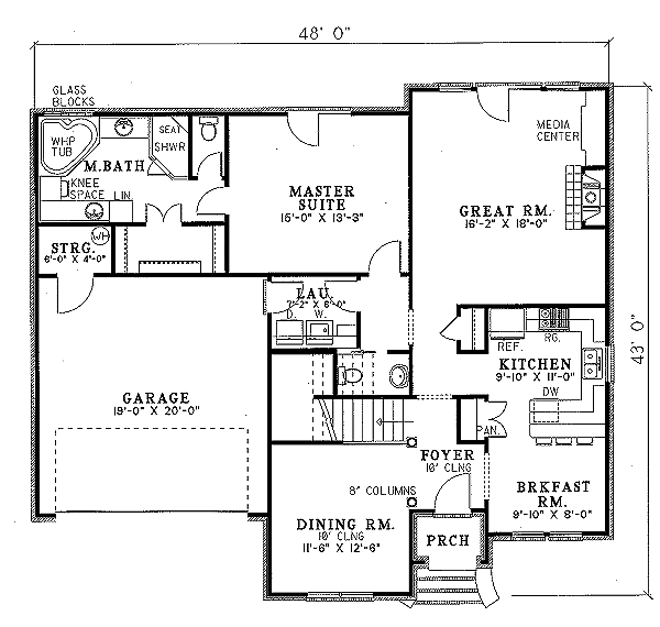 main floor house blueprint