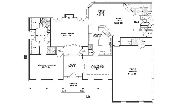 main floor house blueprint