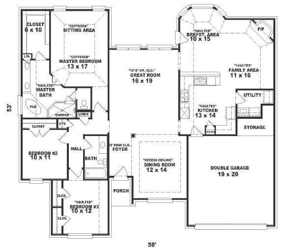 main floor house blueprint