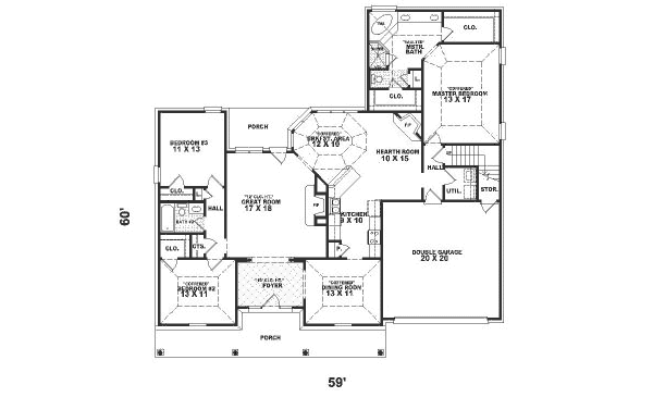 main floor house blueprint