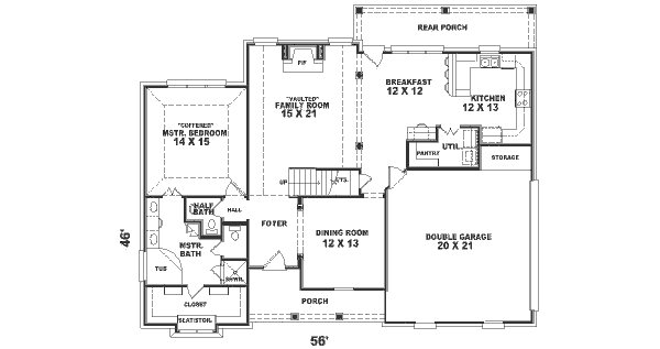 main floor house blueprint