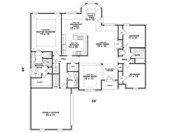 main floor house blueprint