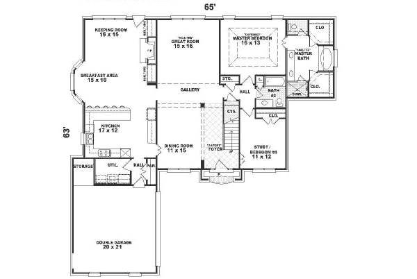 main floor house blueprint