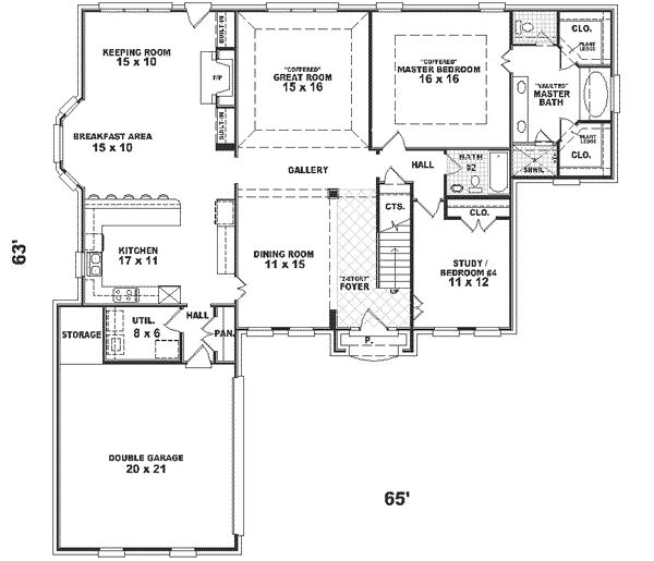 main floor house blueprint